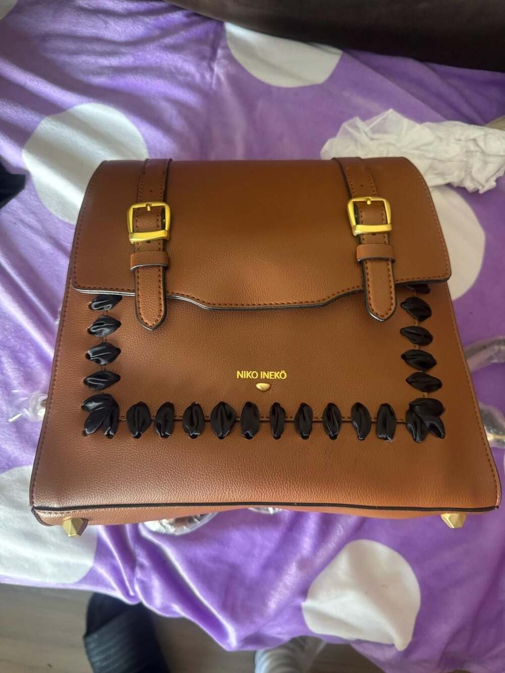 Womens 100% Pu Leather Backpack Shoulder Bag Handbag Purse Mustard Yellow Medium